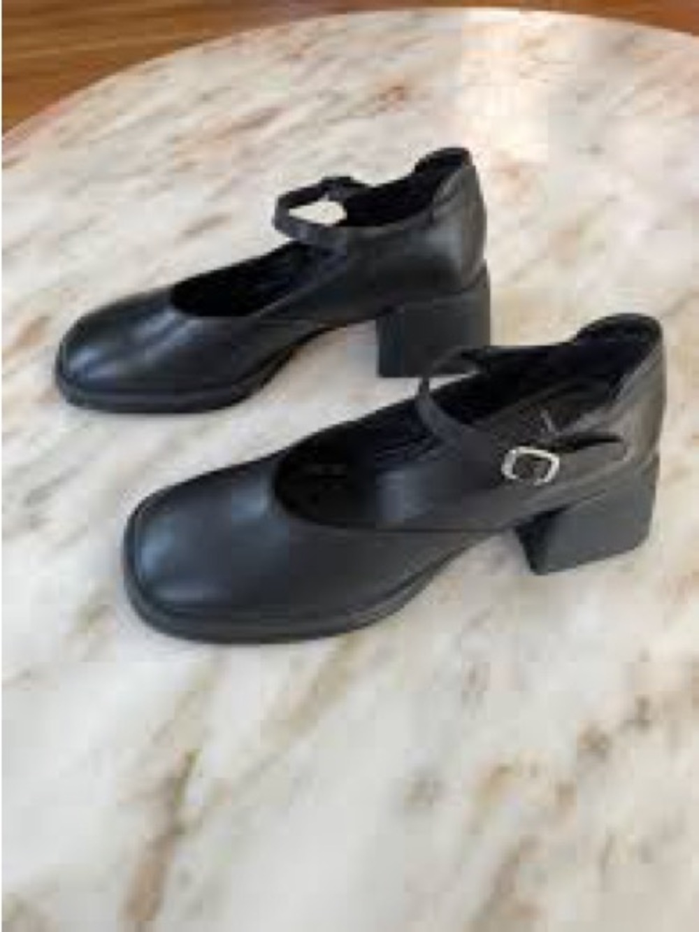 Vagabond Ansie Black Platform Mary Jane Pumps